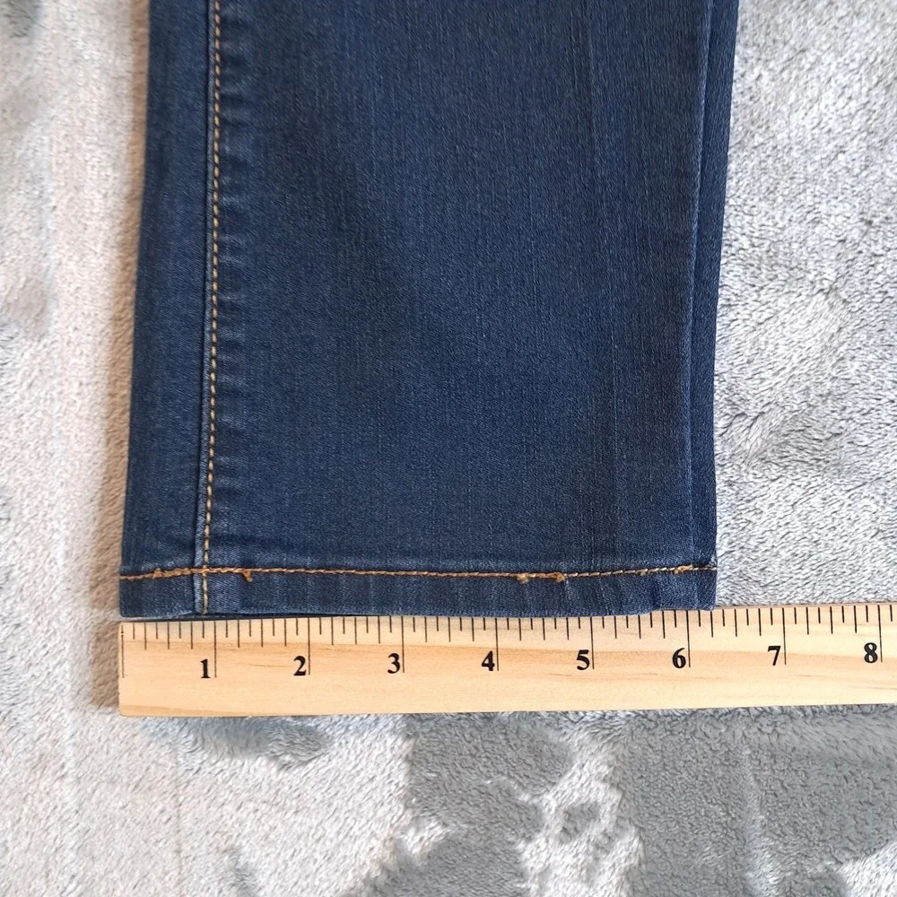 Lucky Brand Jeans‎ Womens 8/29 Ankle Sofia Boot Medium Wash Denim Cotton Spandex